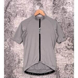 GORE Wear Torrent Jersey Small Mens Gray Cycling Full Zip
